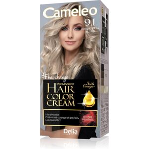 Delia cosmetics Delia cosmerics Cameleo - Permanentní krémová barva na vlasy 9.1 Ultimátní popelavá blond