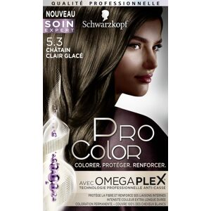 Schwarzkopf Pro color permanentní barva 5.3 Světle hnědá lesklá