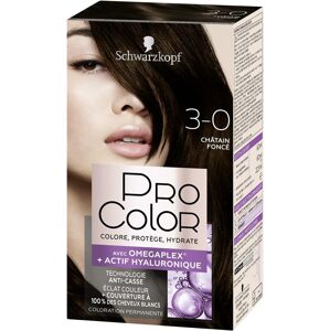 Schwarzkopf Pro color permanentní barva 3.0 Tmavě hnědá