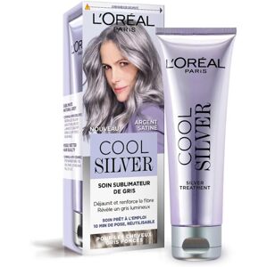 L'Oréal Paris - Zvýrazňovač šedých vlasů COOL SILVER 140 g-Saténově stříbrná