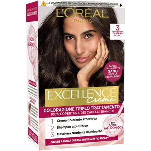 L'Oréal Paris Excellence Crème - 3 tmavě hnědá