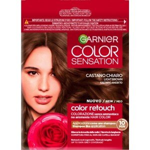 Garnier Colour Shampoo Retouch Permanentní barva na vlasy - světle hnědá barva