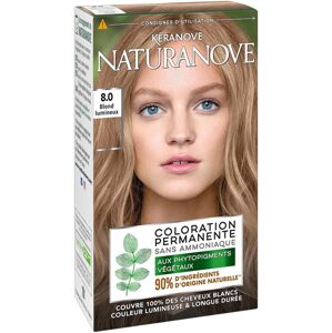 Kéranove permanentní barva naturanove s rostlinnými fytopigmenty Nuance Bright Blonde 8.0