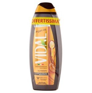 Vidal Argan Oil Výživný sprchový gel s organickým arganovým olejem 2 x 600 ml