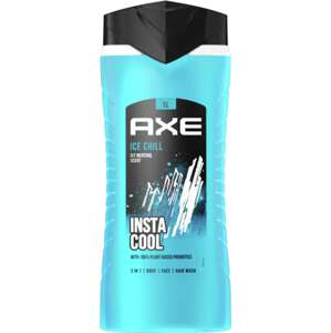Axe INSTA COOL ice chill sprchový gel, 400 ml
