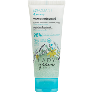 Lady Green Jemný peeling na obličej a krk, 75 ml