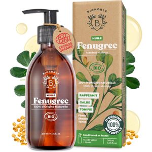 Bionoble Organický olej z pískavice řecké seno 200 ml-poškozená krabice, bez dávkovače