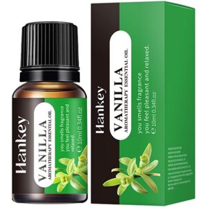 Hankey 100% čistý aromaterapeutický organický přírodní terapeutický esenciální olej 10ml Vanilla