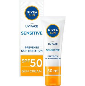 NIVEA Sun UV Face Sensitive SPF 50 pro citlivou pleť obličeje 50 ml