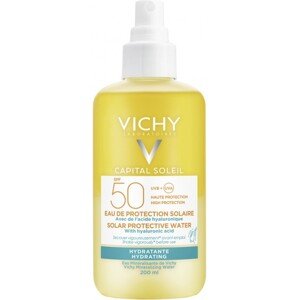 Vichy Capital Soleil hydratační ochranná voda proti slunci SPF50 s kyselinou hyaluronovou 200ml