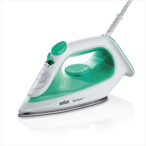 Braun TexStyle 1 SI 1040 GR Napařovací žehlička Zelená, Bílá-Zánovní