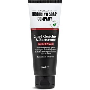 Brooklyn Soap Company 2 v 1 Krém na vousy a krém na obličej 75 ml