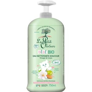 LE PETIT OLIVIER - Jemná čisticí voda - Bio pro miminka 750 ml
