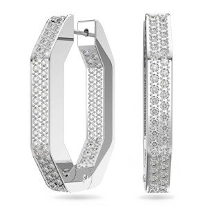 Náušnice SWAROVSKI Dextera, osmihranné, bílé