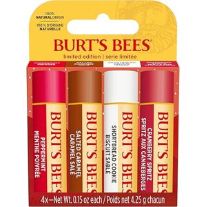 burt's bees Dárková sada Burt's Bees- Balzámy na rty s včelím voskem a vitamínem E, 4 x 4,25 g