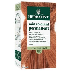 Herbatint Permanentní gelová barva na vlasy 8R Světle měděně blond - 170 ml
