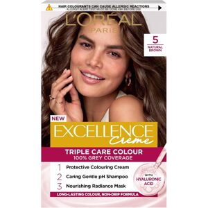 L'Oréal Paris Excellence Creme, 5 Přírodní hnědá