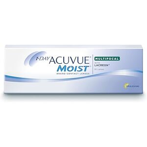 ACUVUE MOIST 1-DAY Multifocal Daily Contact Lens Moisturize - Denní kontaktní čočky s -1,75 dpt a BC 8,4 -30 čoček  rozbaleno, ale kompletní balení