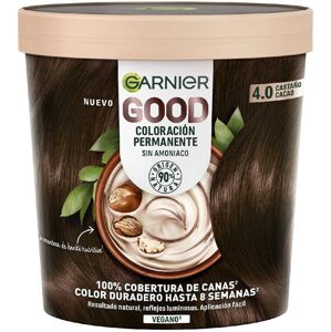Garnier GOOD Sada pro trvalou obnovu vlasů, 4.0 Cacao Brown-refil