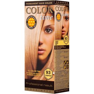 COLOR TIME Permanentní gelová barva na vlasy, šampaňská barva 93 100 ml