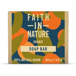 Faith In Nature Natural Orange Tuhé mýdlo na ruce 100 g