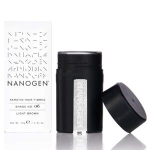 NANOGEN Keratinová vlákna pro zahušťování vlasů světle hnědá 15 g