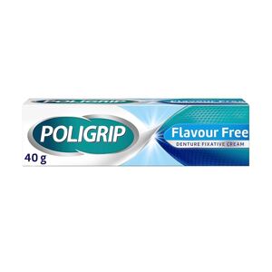 POLIGRIP fixační krém pro fixaci zubních protéz bez chuti 40 g-bez krabice