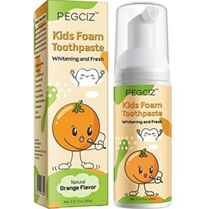 PEGCIZ Dětská pěnová zubní pasta pomeranč 60 ml