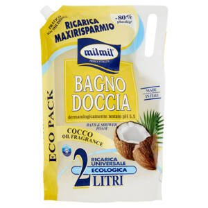 Milmil Sprchový gel s kokosovým olejem 2000 ml