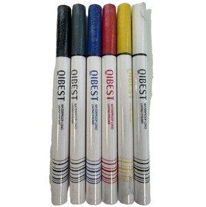 QIBEST ,, Waterproof Long" voděodolné , dlouhotrvající oční linky 6ks