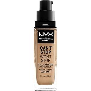 NYX Professional Makeup Can't Stop Won't Stop make-up, dlouhotrvající, voděodolný,  matný finiš, odstín: 11 béžová 30ml