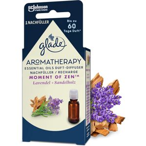 SC Johnson Náplň do difuzéru Glade Aromatherapy Essential Oils, Moment of Zen s vůní levandule a santalového dřeva, 17,4 ml