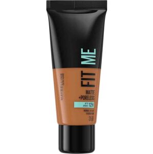 Make-up Maybelline Fit Me, střední krytí, roztíratelný, s matným a bezpórovým efektem, pro normální až mastnou pleť, odstín: 350 Caramel, 30 ml