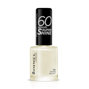 Rimmel, 60 Seconds Super Shine, odstín 730 Silver bullet, 8 ml