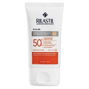 Rilastil Rilastil, D-CLAR, tónovací krém na opalování, SPF 50+, odstín Light color, 40 ml