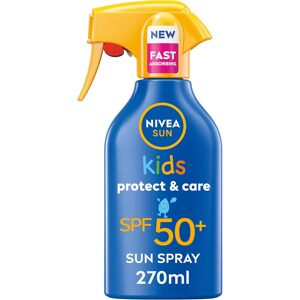 NIVEA SUN Kids Protect & Care spray na opalování, SPF50+, 270 ml