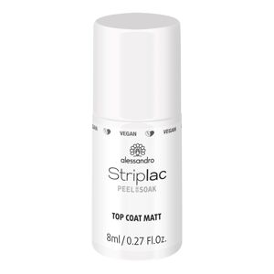 Alessandro, Striplac Peel Or Soak, vrchní lak matný, 8 ml