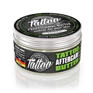 Believa Tattoo Máslo pro péči o tetování 100ml (Mírně otevřená plomba)