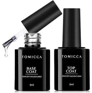 TOMICCA Base Coat Top Coat UV Set