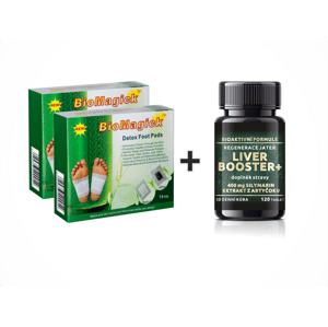 Bio-Detox Biomagick detoxikační náplasti 2 + 1 Liver Booster ZDARMA