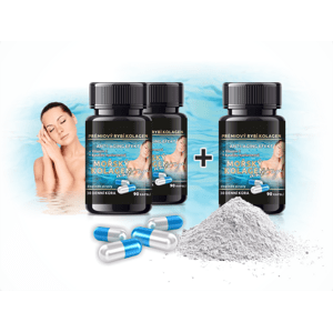 Bio-Detox Kolagen MOŘSKÝ KAPSLE Anti-Age 120 tbl 2 + 1 ZDARMA