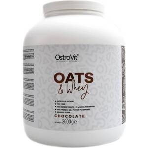 OstroVit Oats & Whey 2000 g proteinový koncentrát ČOKOLÁDA