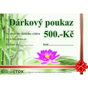 Bio-Detox Dárkový poukaz za 500,-Kč