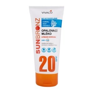 VIVACO Opalovací mléko SUN BRONZ SPF 20 - Coral Friendly