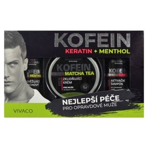VIVACO Dárková kazeta kofein a keratin pro muže VIVAPHARM