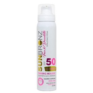 VIVACO Opalovací pěna SPF 50 na obličej a dekolt SUNBRONZ