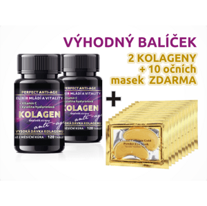 Kolagen Anti-Age 120 tbl 2 + 10x oční maska