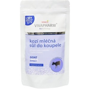 Sůl do koupele s kozím mlékem VIVAPHARM