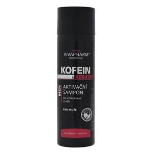 VIVACO Kofeinový šampon s keratinem pro muže VIVAPHARM 200ml