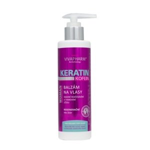 Keratinový balzám na vlasy s kofeinem VIVAPHARM 200ml